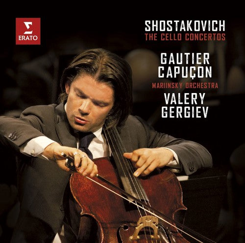 the album cover for Shostakovich / Gautier Capucon - Cello Concertos