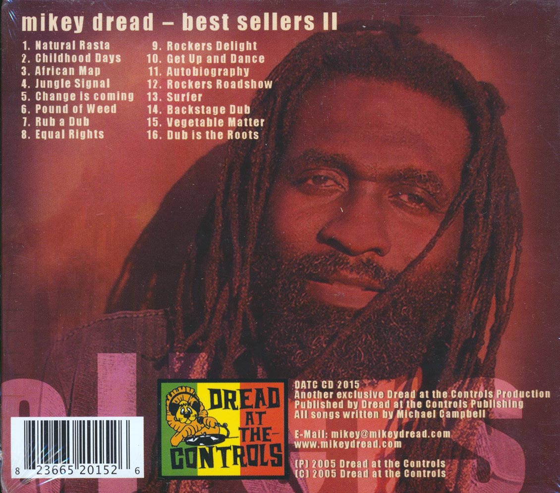 Mikey Dread - Best Sellers Part 2 Music CD