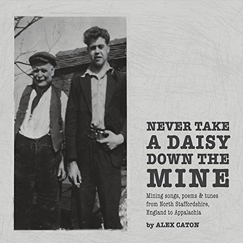 the album cover for Alex Caton - Never Take a Daisy Down the Mine