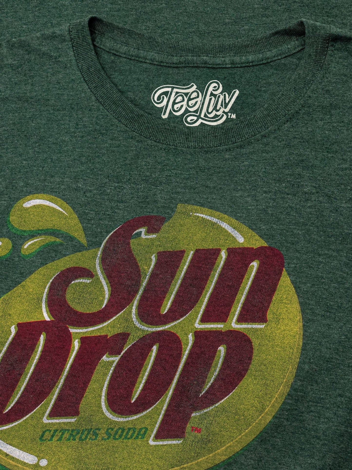 Sun Drop Soda Logo Mens T Shirt Officially Licensed Green