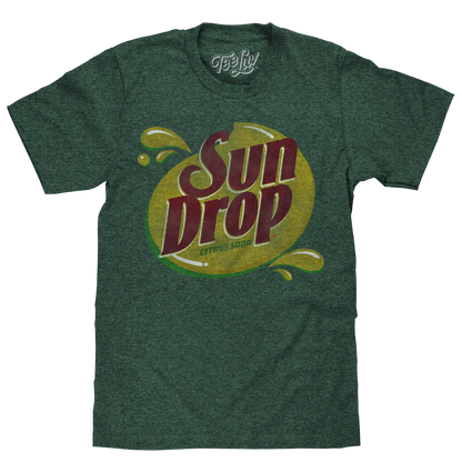 Sun Drop Soda Logo Mens T Shirt Officially Licensed Green