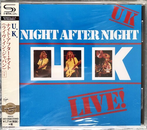 Uk - Night After Night - Music CD
