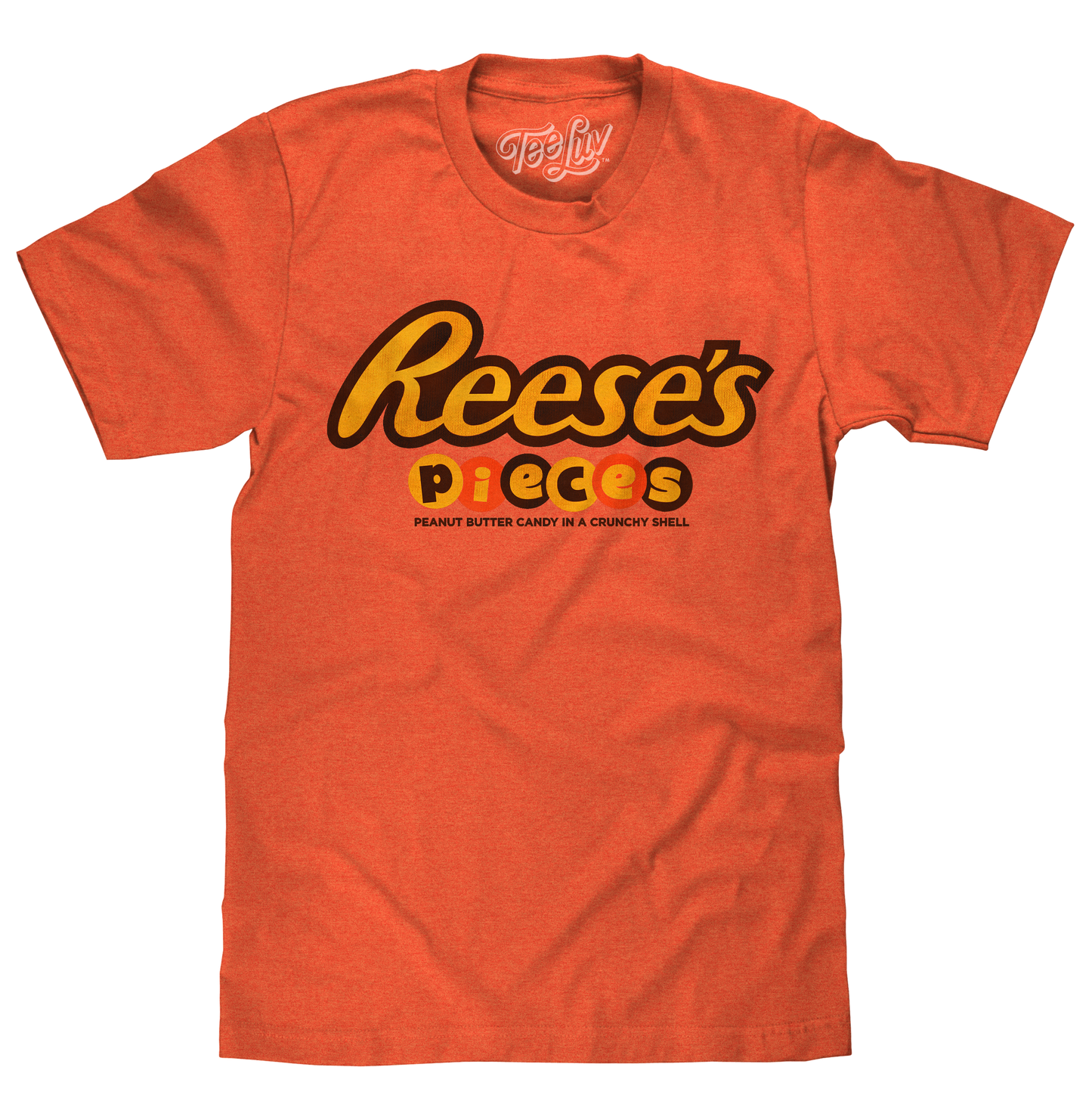 Reese's Pieces Mens T Shirt Officially Licensed Orange