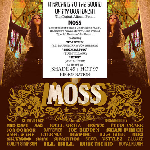 the album cover for Moss - Marching to the Sound of My Own Drum