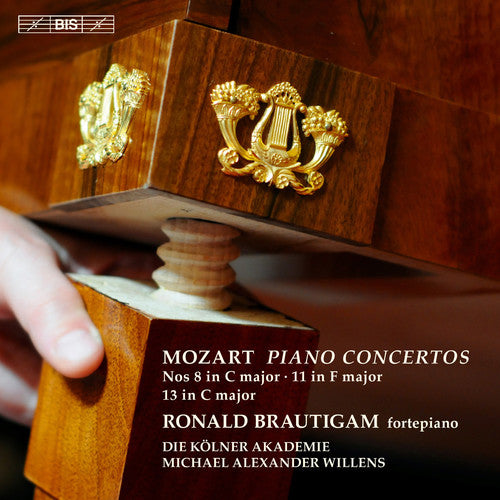 the album cover for Mozart / Brautigam / Die Kolner Akademie / Willen - Mozart: Piano Concertos Nos 8, 11 & 13