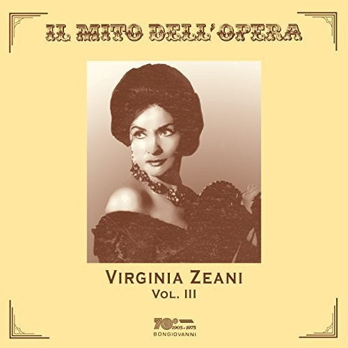 Virginia Zeani, Vol. 3 Music CD