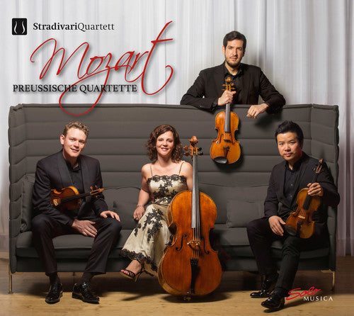 the album cover for Mozart / Stradivari Quartett - Mozart: Preussische Quartette