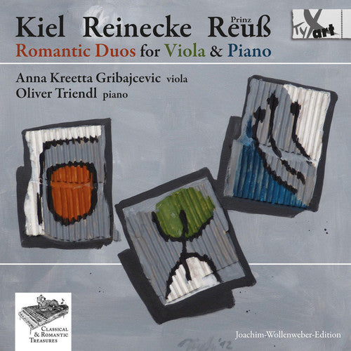 the album cover for Kiel / Anna Gribajcevic Kreetta / Triendl,Oliver - Romantic Duos for Viola & Piano