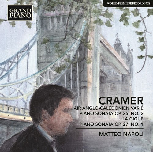 the album cover for Cramer / Matteo Napoli - Cramer: Air Anglo-Caledonian Varie - Piano Sonata No. 2 in D Major,Op. 25 - La Gigue - Piano Sonata No. 1 in F Minor, Op. 27