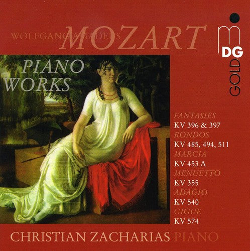the album cover for W.A. Mozart - Works for Piano: Fantasias Rondos & Other Works