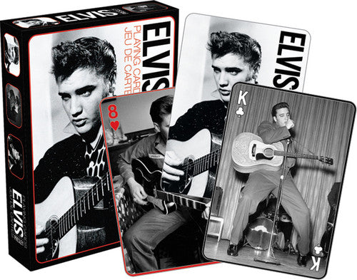 Elvis - Black And White Playing Cards Deck - Elvis - Black And White Playing Cards Deck - Special Products