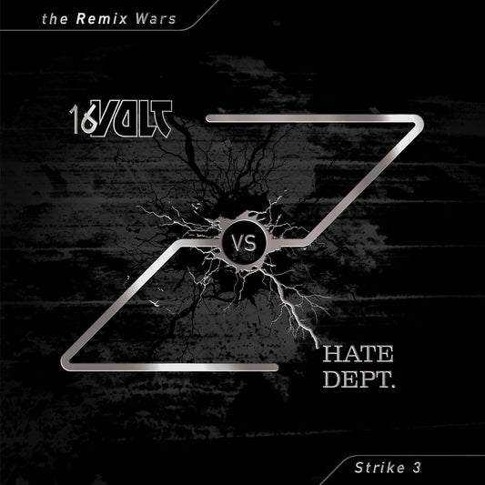 16 Volt Vs Hate Dept - Remix Wars 3 [Colored Vinyl] (Red) Vinyl Record