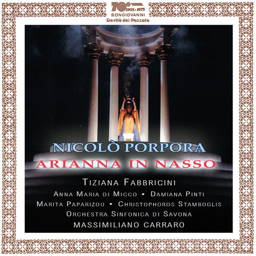 Porpora / Fabbricini / Orch Sinfonica Di Savona - Arianna In Nasso - Music CD