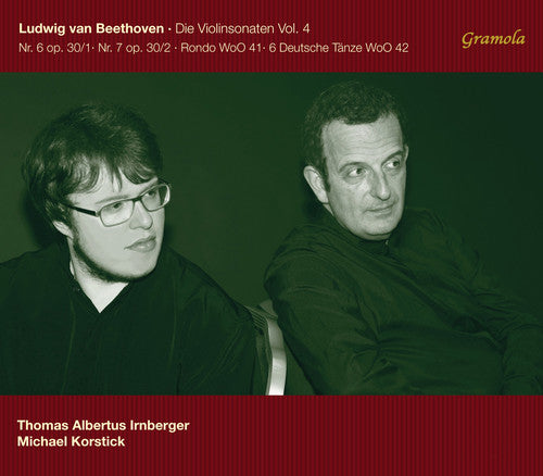 the album cover for Beethoven / Irnberger / Korstick - Beethoven: The Violin Sonatas, Vol. 4