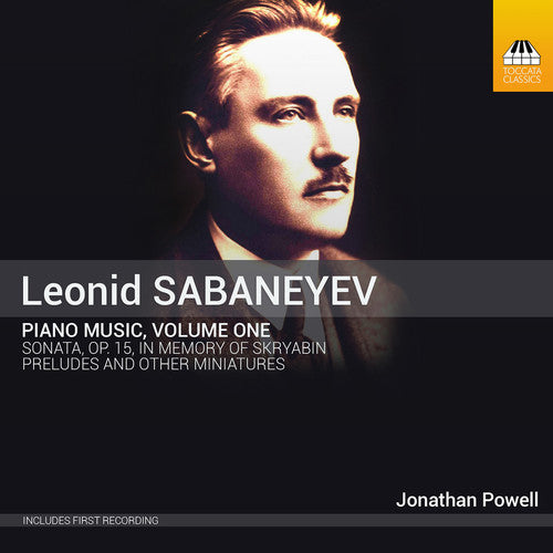 the album cover for Sabanayev / Powell - Sabanayev: Piano Music