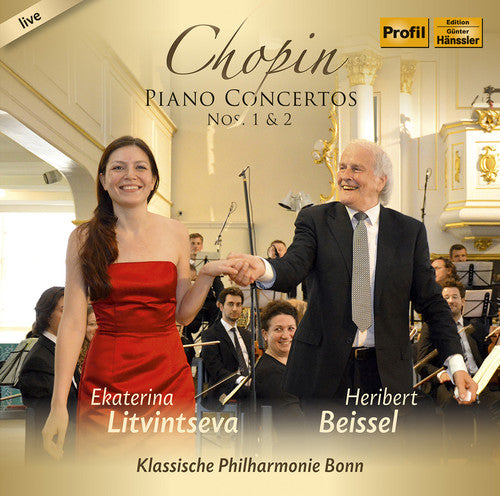 Beethoven / Litvintseva / Klassiche Philharmonie - Chopin: Piano Concertos Nos. 1 & 2 - Music CD