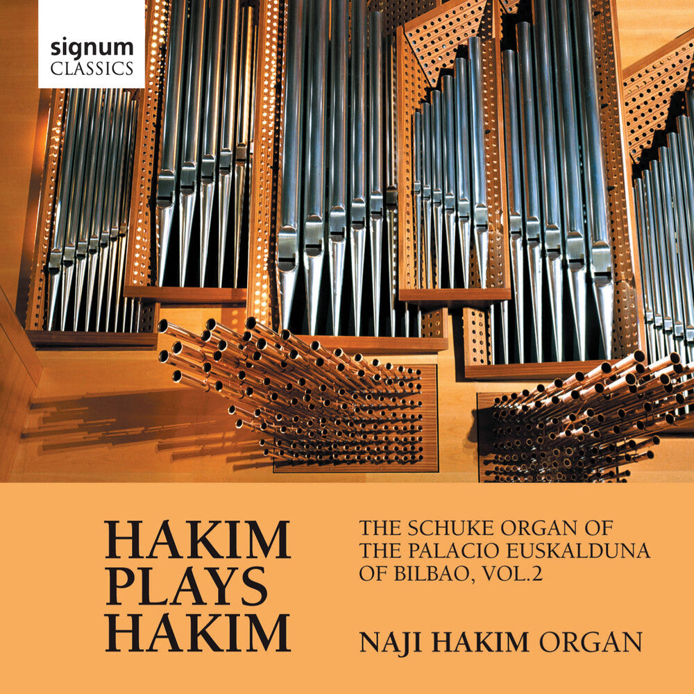 the album cover for Nagi Hakim - Naji Hakim: Schuke Organ Of The Palacio Euskao 2