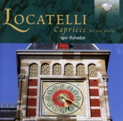 the album cover for Igor Ruhadze - Locatelli: Capriccii