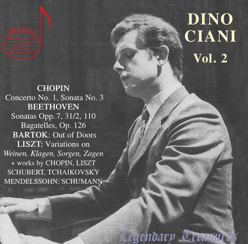 the album cover for Dino Ciani - Piano Music Vol. 2