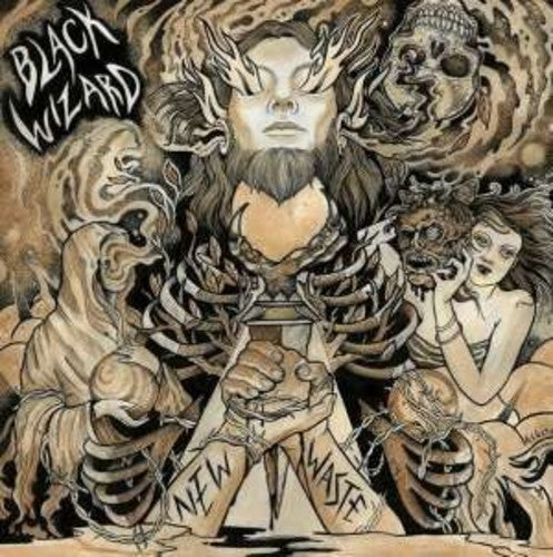 the album cover for Black Wizard - New Waste
