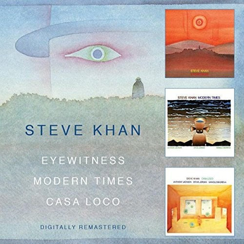the album cover for Steve Khan - Eyewitness/Modern Times/Casa Loco