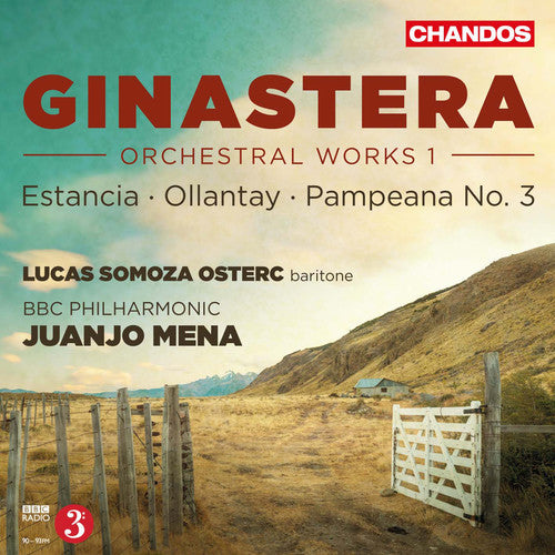 the album cover for Ginastera / Osterc / Bbc Philharmonic Orchestra - Ginastera: Orchestral Works, Vol. 1