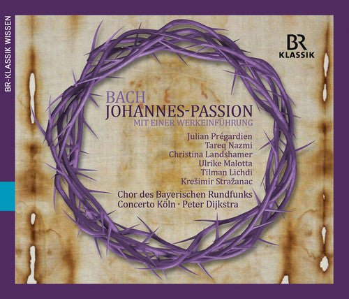 the album cover for J Bach S / Pregardien / Chor Des Bayerischen Rund - St John Passion