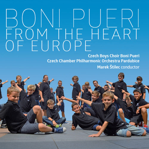 the album cover for J Bach S / Johnston / Czech Boys Choir Boni Pueri - From the Heart of Europe