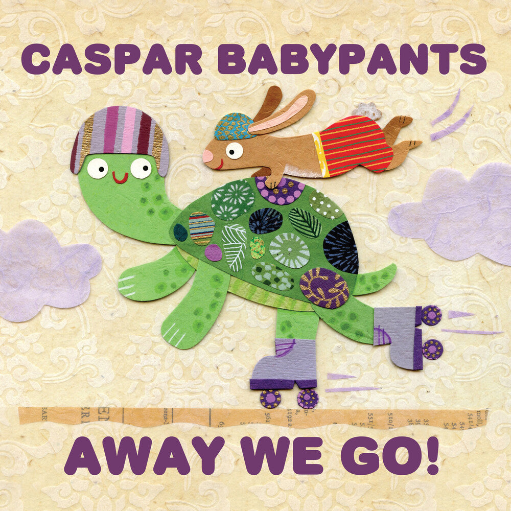 the album cover for Caspar Babypants - Away We Go!