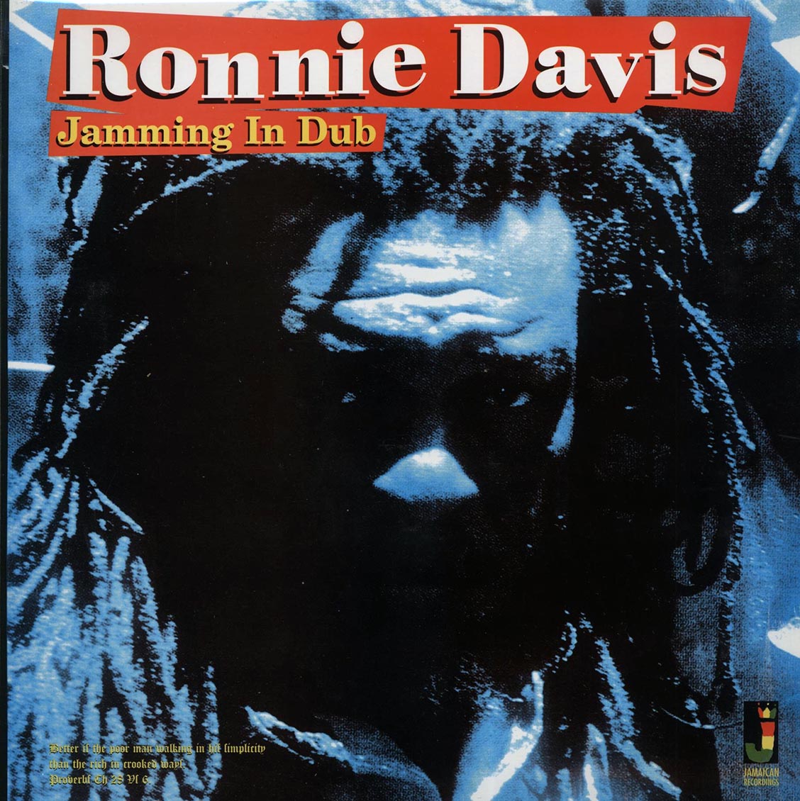 Ronnie Davis - Jamming In Dub (180g) Vinyl Record