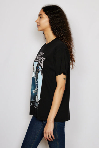 Jimi Hendrix 1970 Womens Tee Shirt Black