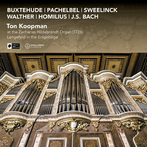 the album cover for Ton Koopman - At the Zacharias Hildebrandt Organ (1726)