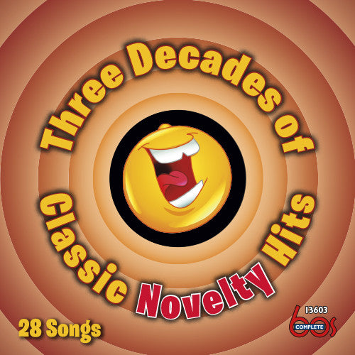 the album cover for Three Decades Of Classic Novelty Hits / Various - Three Decades of Classic Novelty Hits