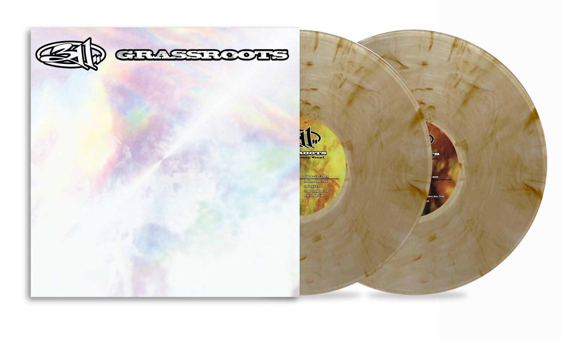 311 - Grassroots [Explicit Content] (Clear Vinyl W/ Brown Swirls, Bonus Tracks, 140 Gram Vinyl) (2 Lp's) Vinyl Record