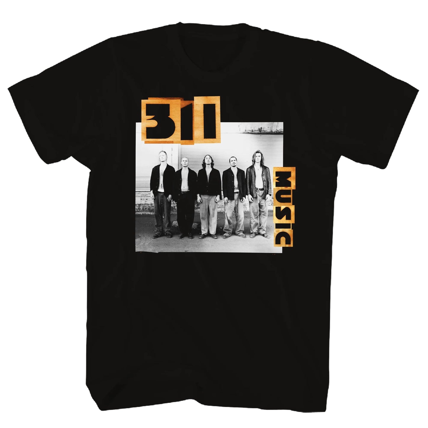 311 Music Photo 2-Sided Mens T Shirt Black