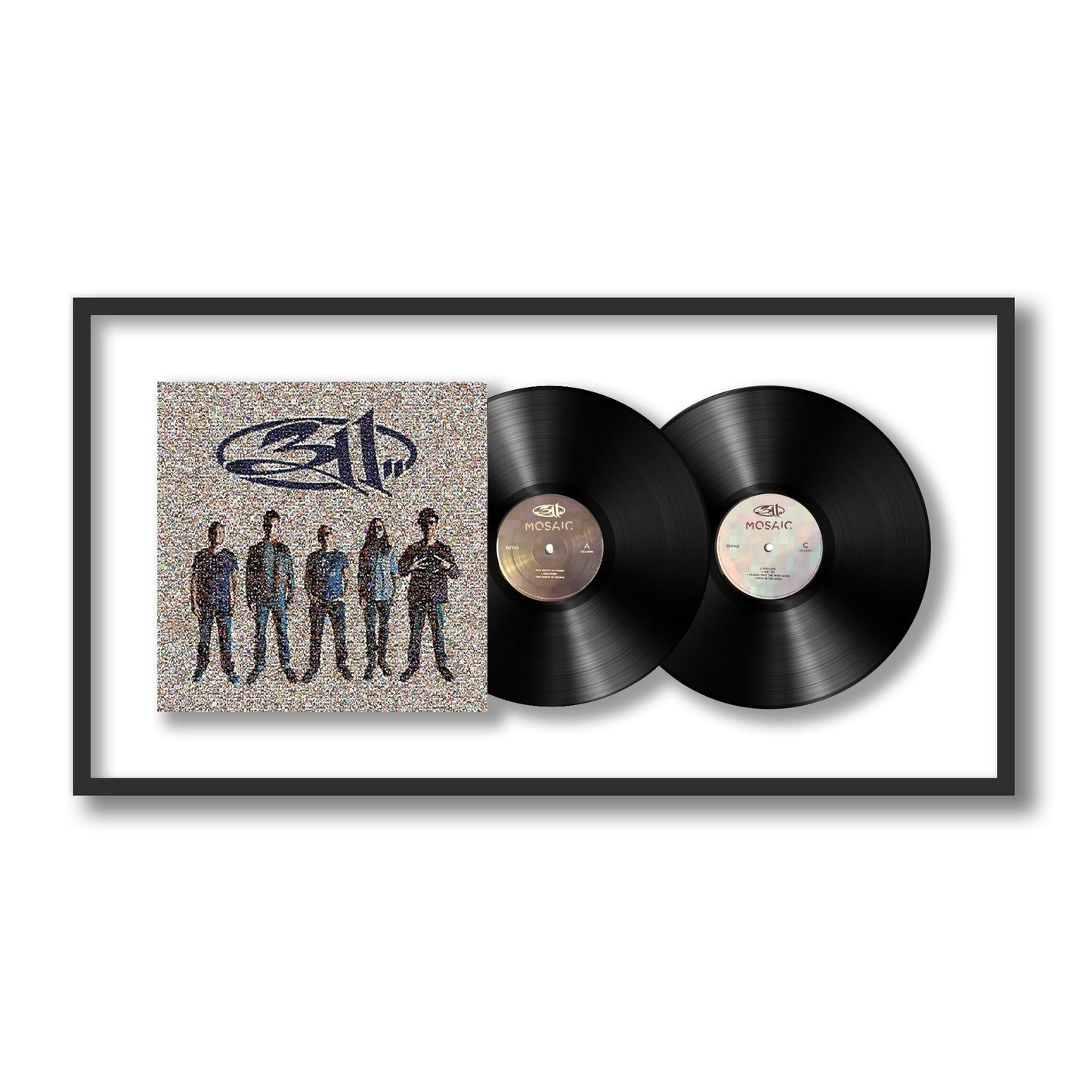 311 Mosaic Framed Vinyl Record