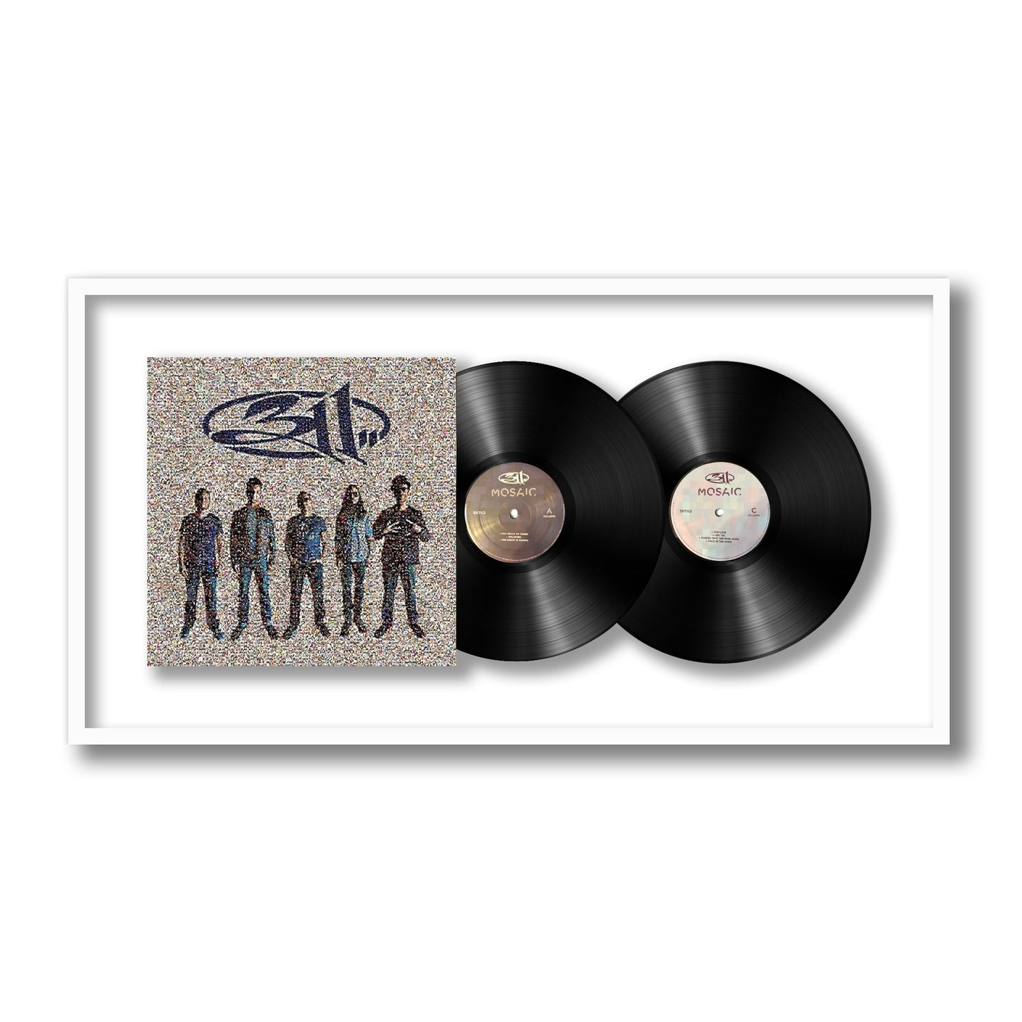 311 Mosaic Framed Vinyl Record