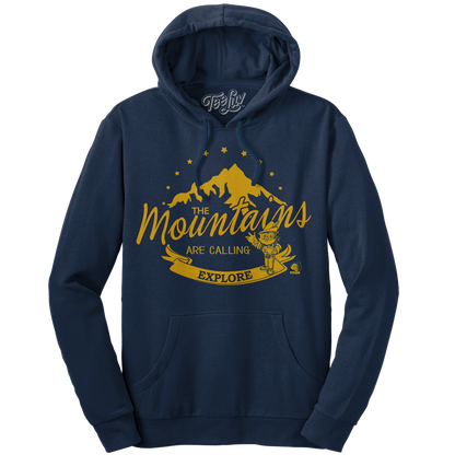 Woodsy Owl Explore Pullover Hooded Sweatshirt Hoodie Officially Licensed - Navy