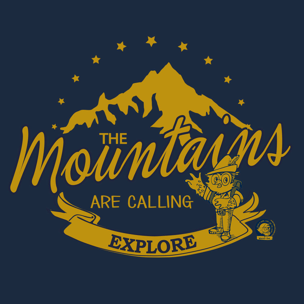 Woodsy Owl Explore Pullover Hooded Sweatshirt Hoodie Officially Licensed - Navy