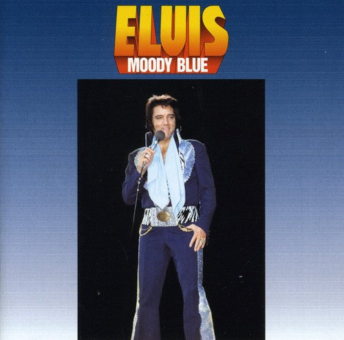 the album cover for Elvis Presley - Moody Blue