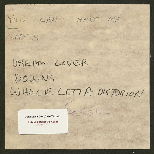 Big Star - Complete Third: Vol. 2: Roughs To Mixes Vinyl Record