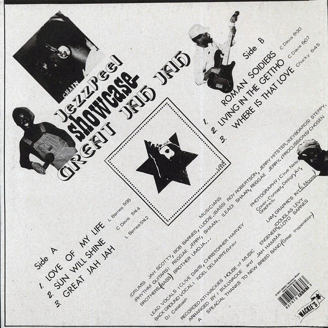 Jezzreel - Great Jah Jah Showcase Vinyl Record