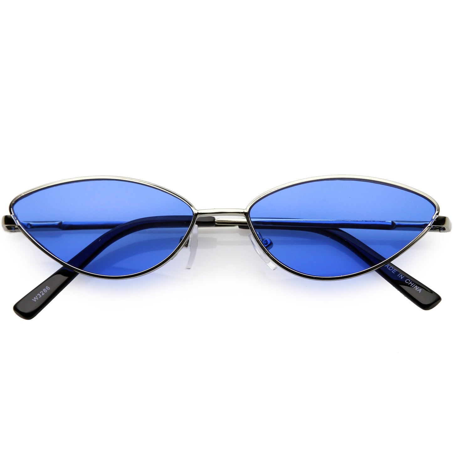 Retro 1990's Color Tone Metal Cat Eye Sunglasses C724
