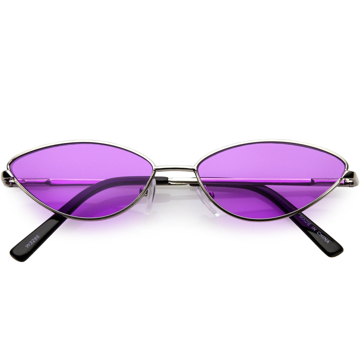 Retro 1990's Color Tone Metal Cat Eye Sunglasses C724