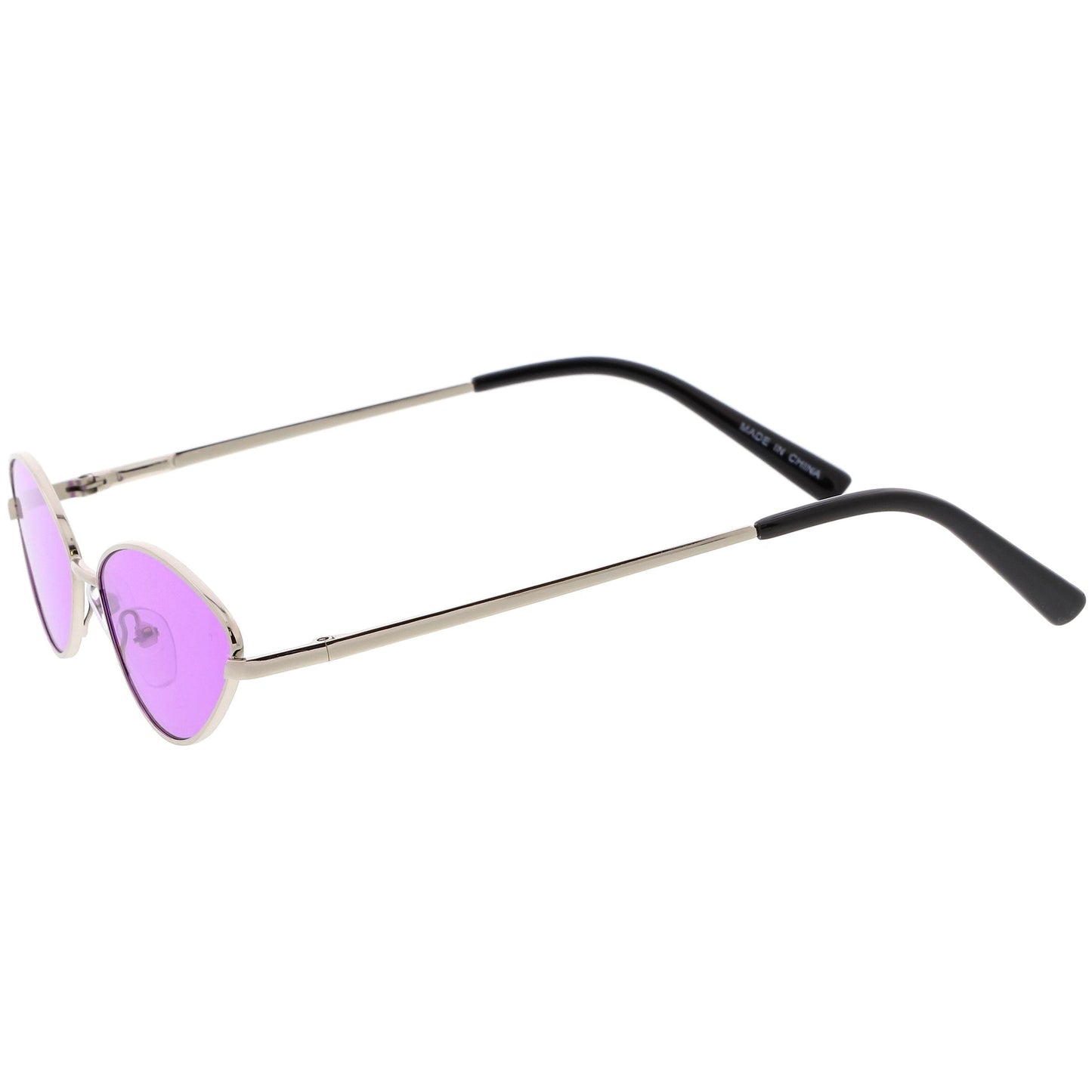 Retro 1990's Color Tone Metal Cat Eye Sunglasses C724