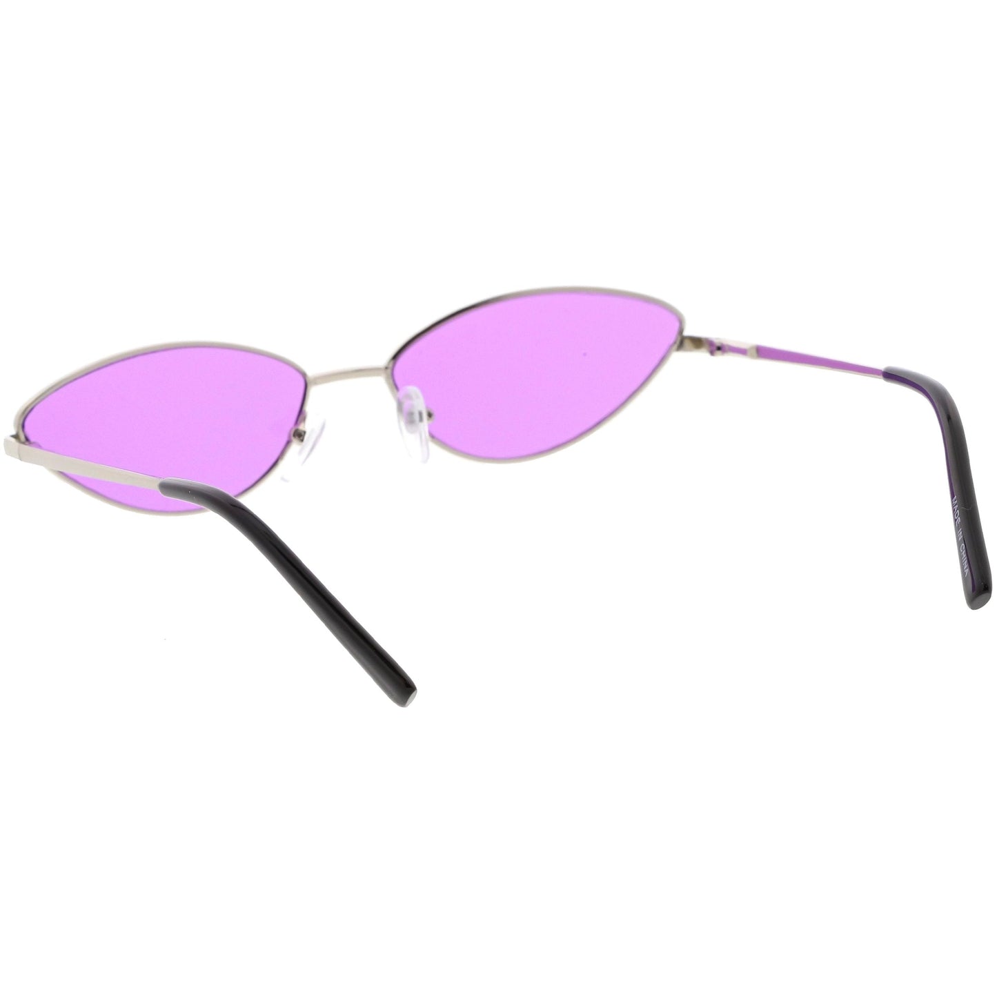 Retro 1990's Color Tone Metal Cat Eye Sunglasses C724