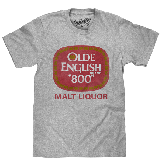 Olde English "800" Logo T-Shirt - Gray