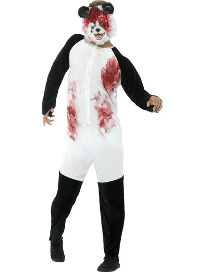 Smiffy's Men's Deluxe Zombie Panda Adult Costume and Mask Size Medium Gory