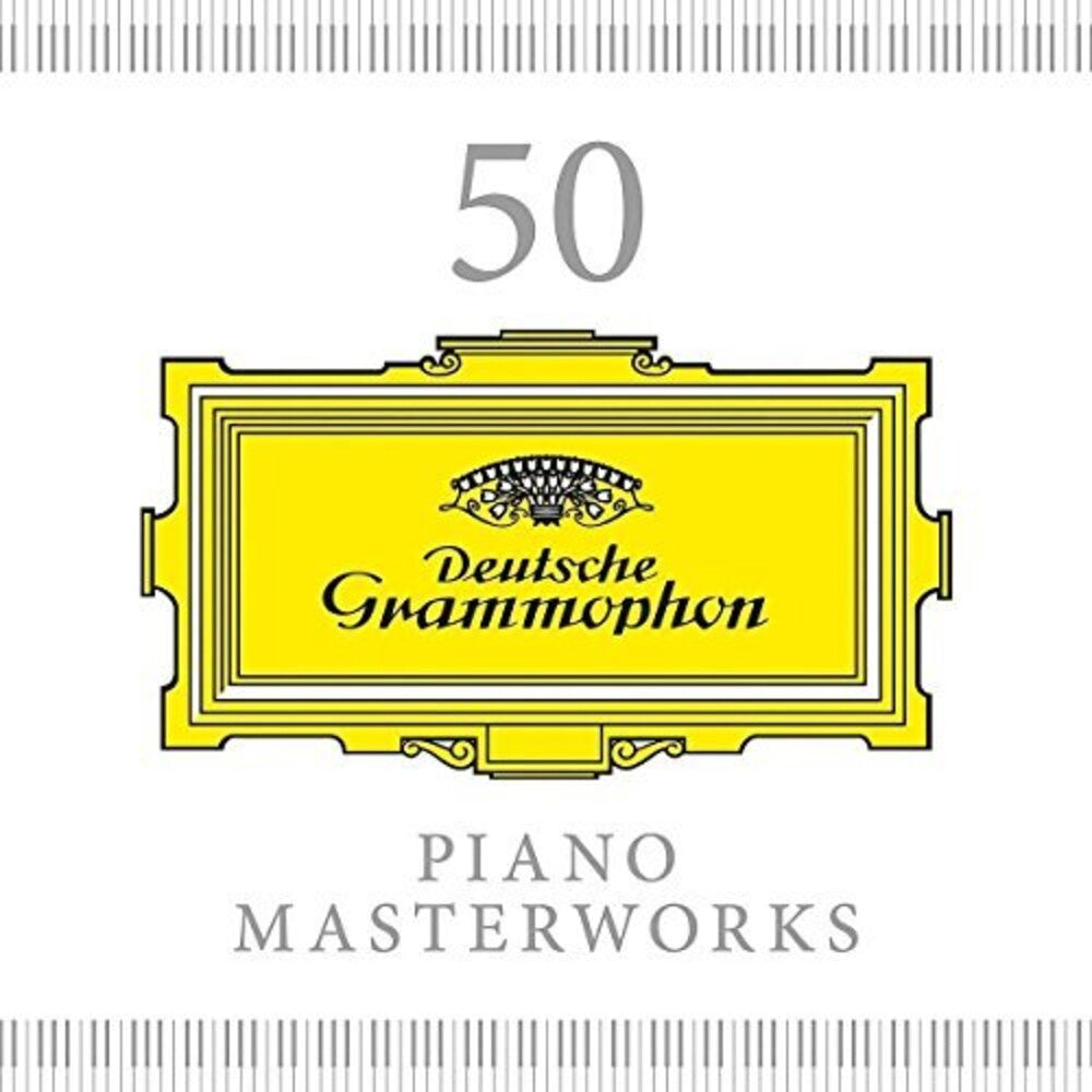 the album cover for 50 Piano Masterworks / Various Uk - 50 Piano Masterworks