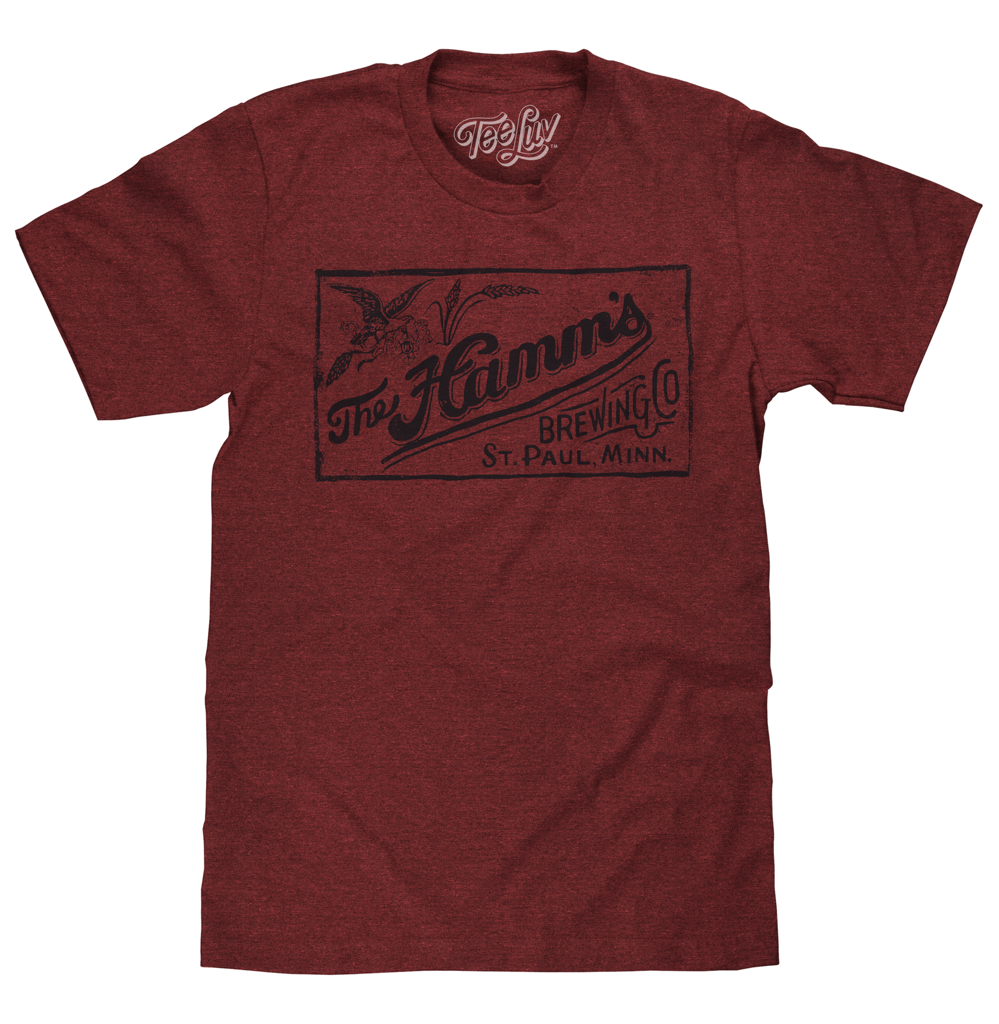 The Hamm's Brewing Company Logo T-Shirt - Red